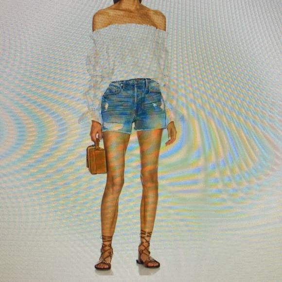 FRAME DENIM Style RRLISH039 Le Original Short Button Fly $225 - Picture 14 of 15